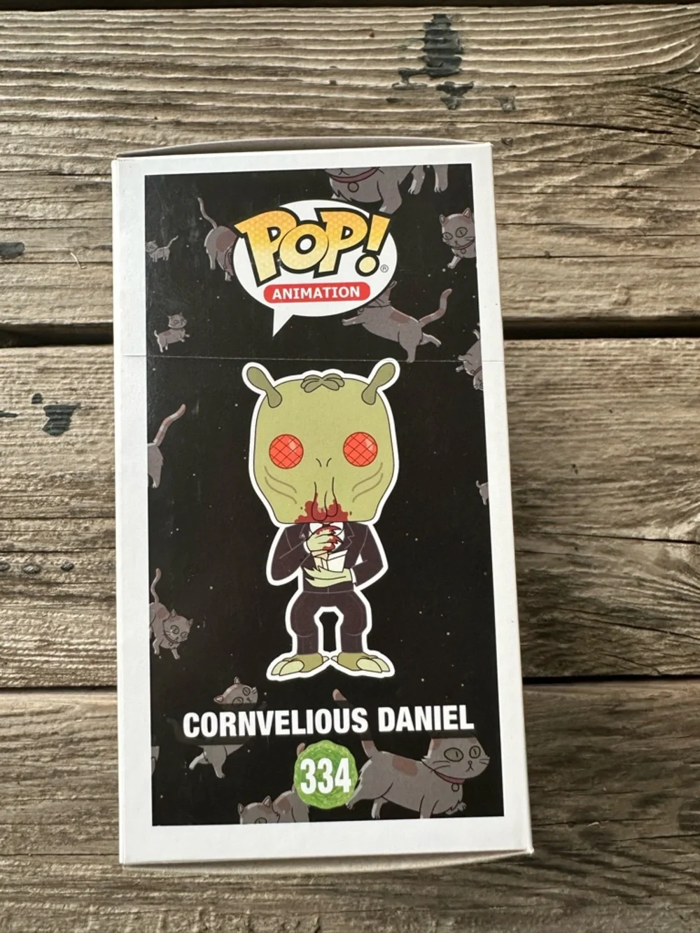 Funko Pop! Cornvelious Daniel Green and Red Vinyl Figure (Rick and Morty #334)‎